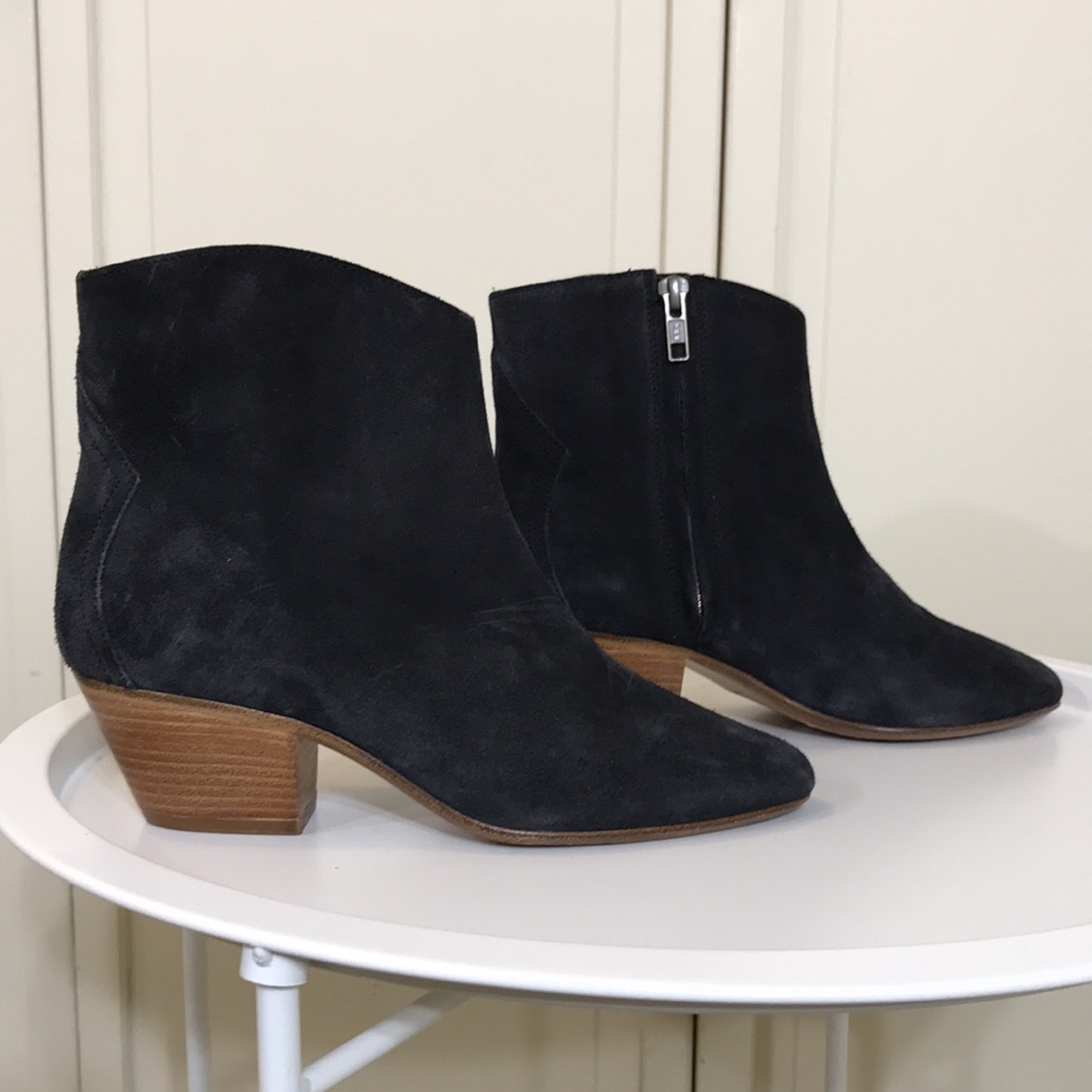 Isabel Marant Dacken Suede Ankle Boots Size 6